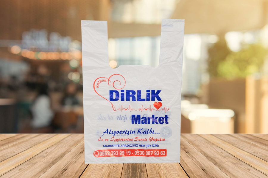 Baskılı Market Poşeti