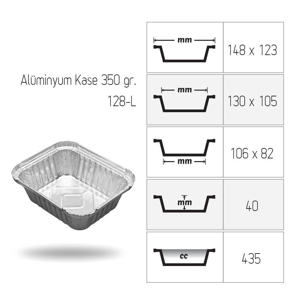 Alüminyum Kase 350 gr